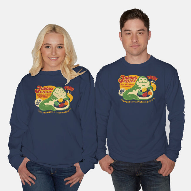 Jabba's Jellies-Unisex-Crew Neck-Sweatshirt-Wheels