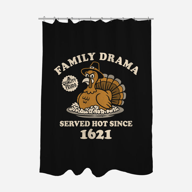 Family Drama-None-Polyester-Shower Curtain-Nemons