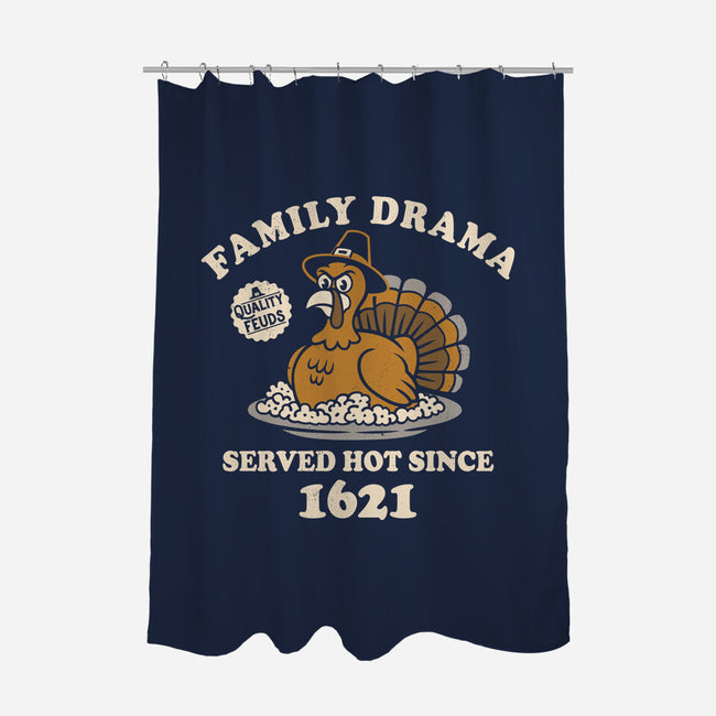Family Drama-None-Polyester-Shower Curtain-Nemons
