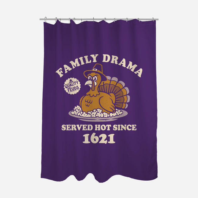 Family Drama-None-Polyester-Shower Curtain-Nemons