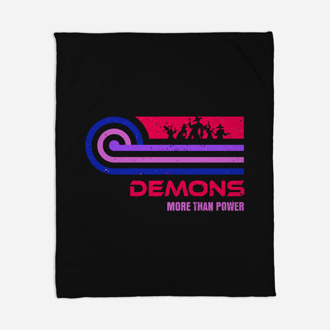 Retro Vintage Demons-None-Fleece-Blanket-retrodivision