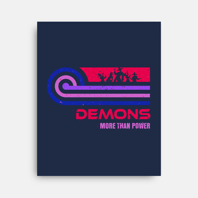 Retro Vintage Demons-None-Stretched-Canvas-retrodivision