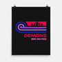 Retro Vintage Demons-None-Matte-Poster-retrodivision