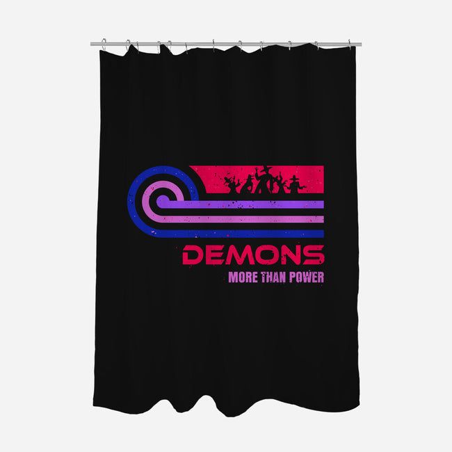 Retro Vintage Demons-None-Polyester-Shower Curtain-retrodivision