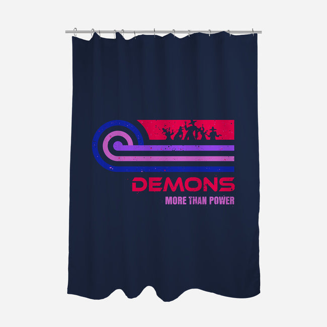 Retro Vintage Demons-None-Polyester-Shower Curtain-retrodivision