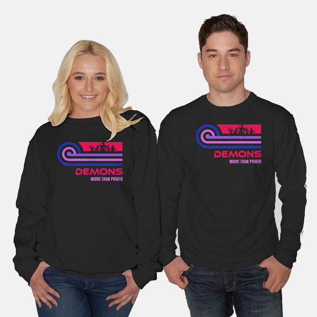 Retro Vintage Demons-Unisex-Crew Neck-Sweatshirt-retrodivision