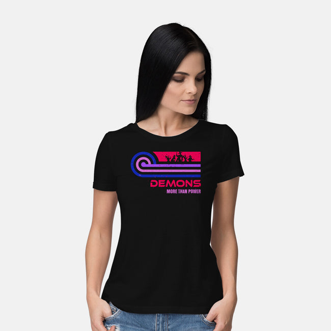 Retro Vintage Demons-Womens-Basic-Tee-retrodivision