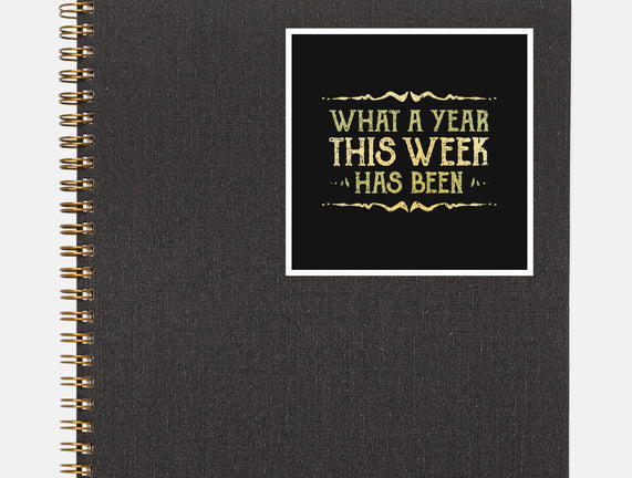 What A Year This Week Has Been