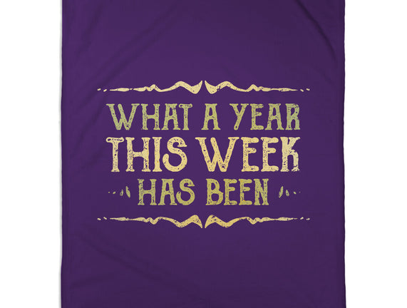 What A Year This Week Has Been