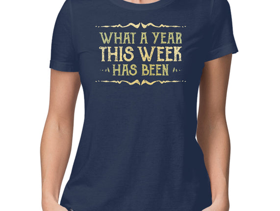 What A Year This Week Has Been