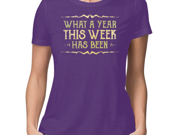 What A Year This Week Has Been