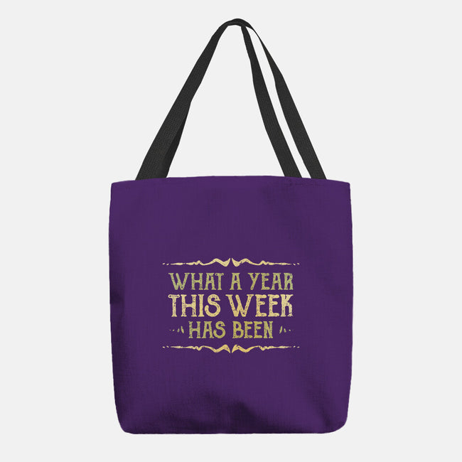 What A Year This Week Has Been-None-Basic Tote-Bag-kg07