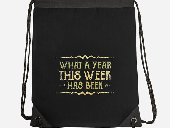 What A Year This Week Has Been