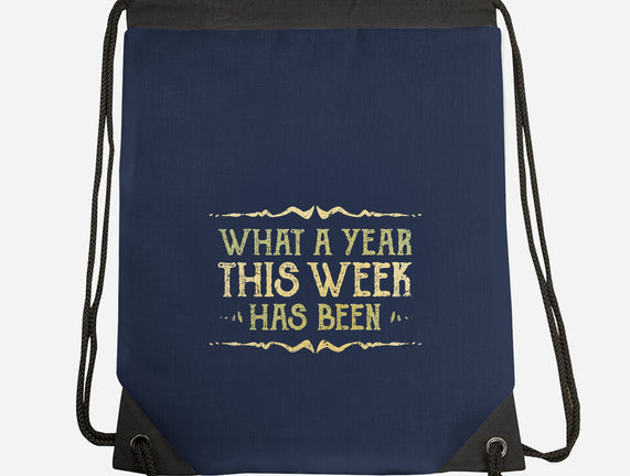 What A Year This Week Has Been