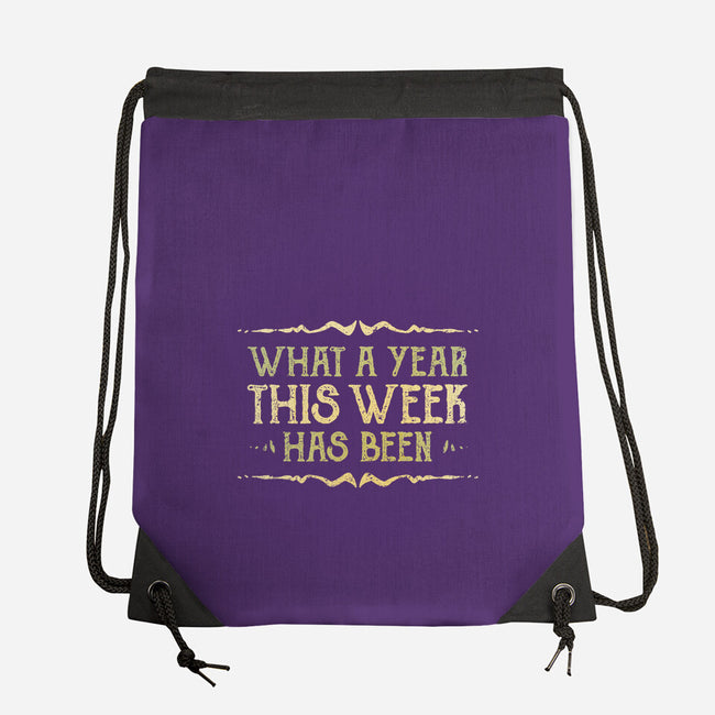 What A Year This Week Has Been-None-Drawstring-Bag-kg07