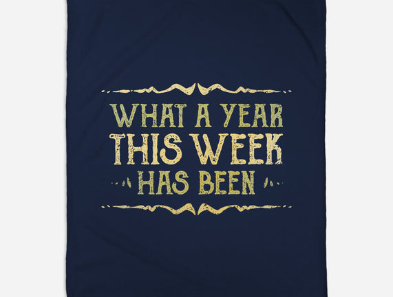 What A Year This Week Has Been