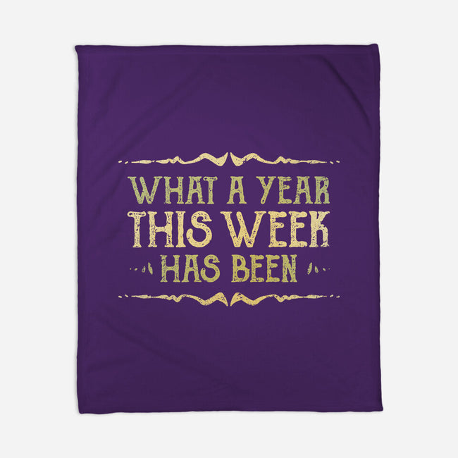 What A Year This Week Has Been-None-Fleece-Blanket-kg07