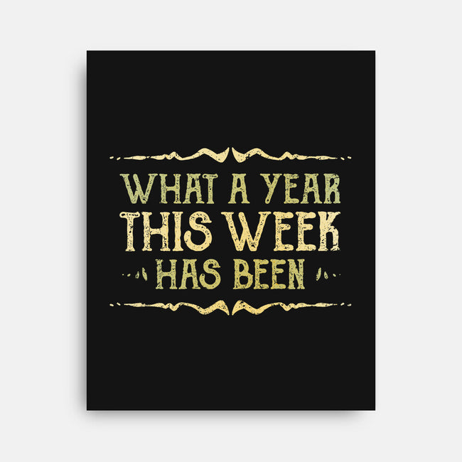 What A Year This Week Has Been-None-Stretched-Canvas-kg07