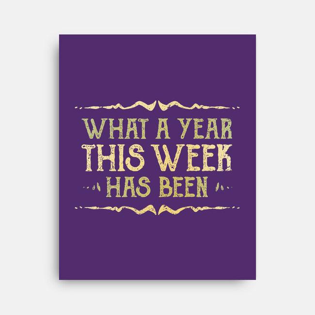 What A Year This Week Has Been-None-Stretched-Canvas-kg07