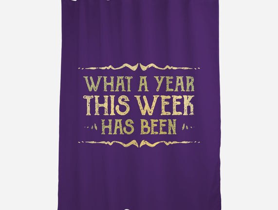 What A Year This Week Has Been