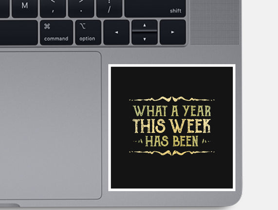 What A Year This Week Has Been