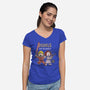 Rebel Kids-Womens-V-Neck-Tee-P1yu5h
