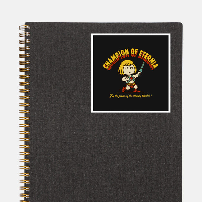 Champion Of Eternia-None-Glossy-Sticker-P1yu5h