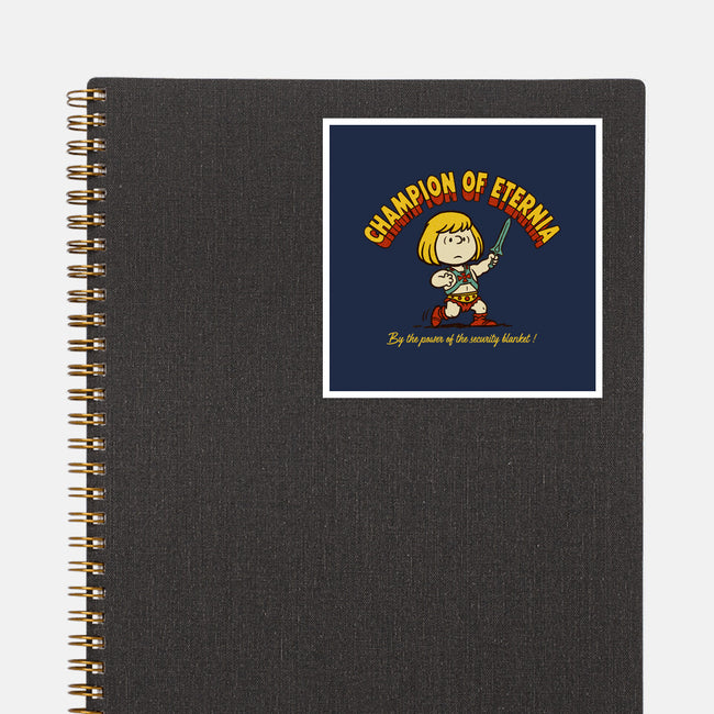 Champion Of Eternia-None-Glossy-Sticker-P1yu5h