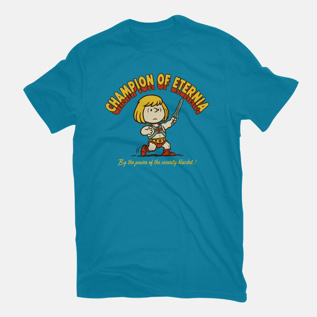 Champion Of Eternia-Mens-Heavyweight-Tee-P1yu5h