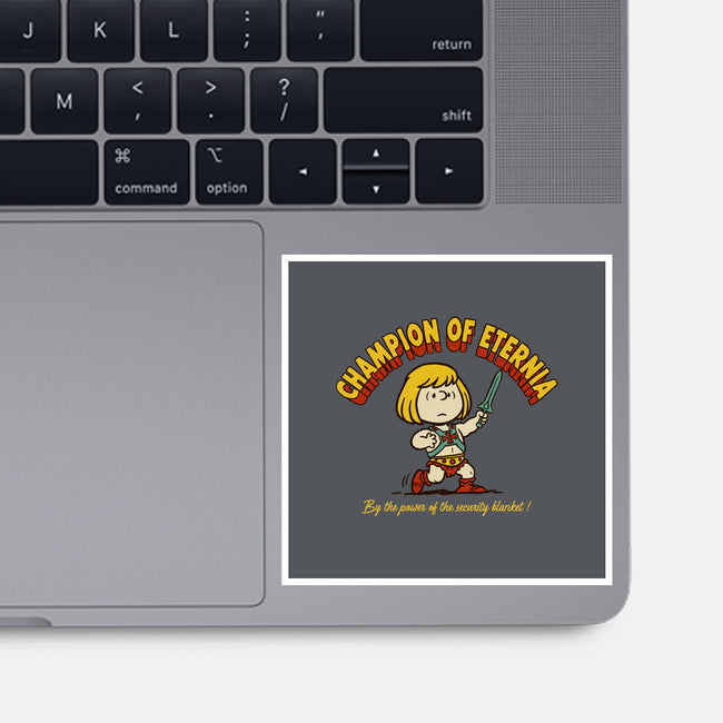 Champion Of Eternia-None-Glossy-Sticker-P1yu5h
