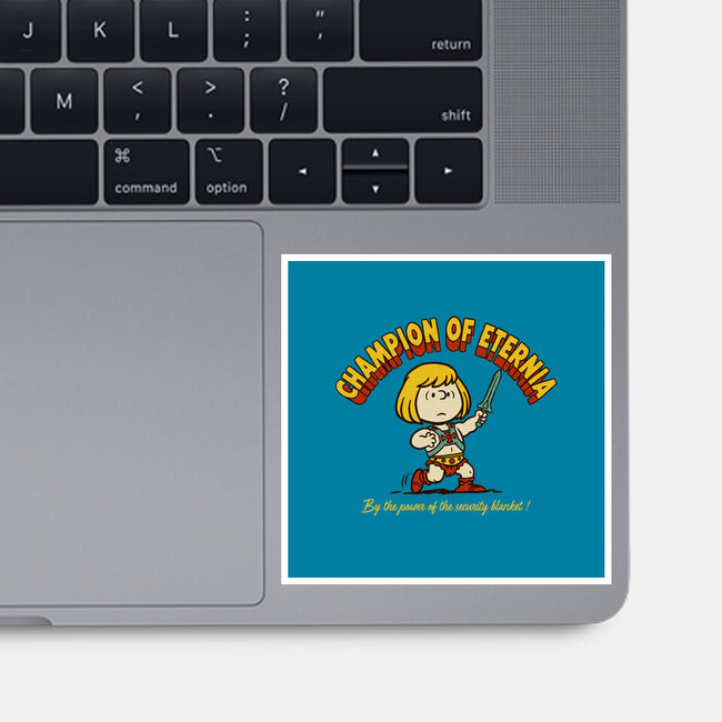 Champion Of Eternia-None-Glossy-Sticker-P1yu5h
