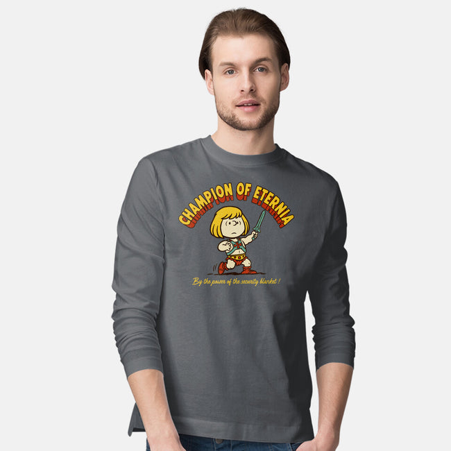 Champion Of Eternia-Mens-Long Sleeved-Tee-P1yu5h