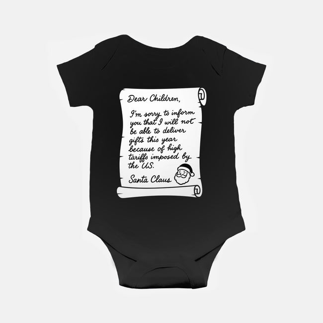 Letter For Santa Claus-Baby-Basic-Onesie-Boggs Nicolas