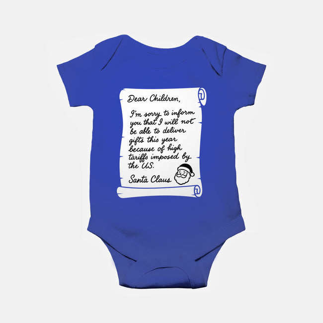 Letter For Santa Claus-Baby-Basic-Onesie-Boggs Nicolas