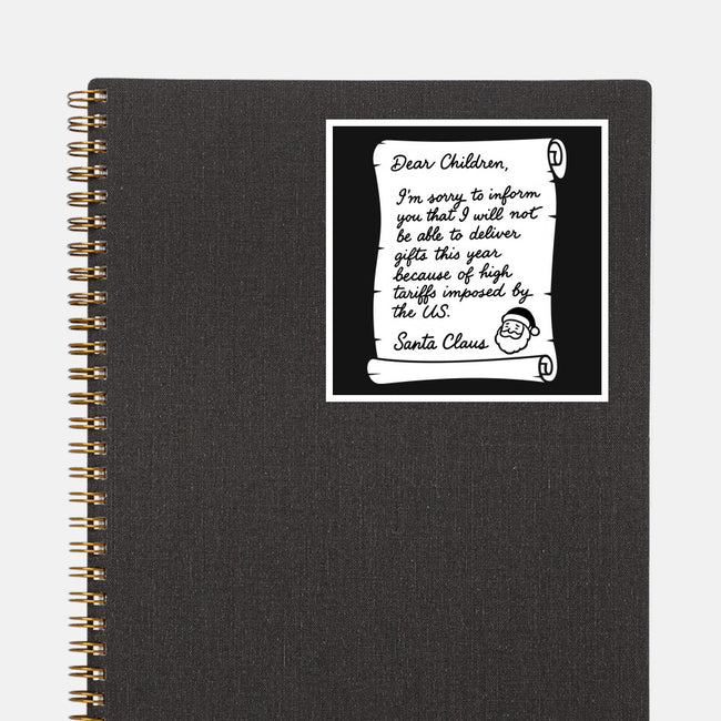 Letter For Santa Claus-None-Glossy-Sticker-Boggs Nicolas