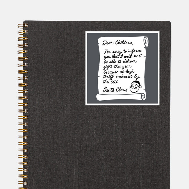 Letter For Santa Claus-None-Glossy-Sticker-Boggs Nicolas