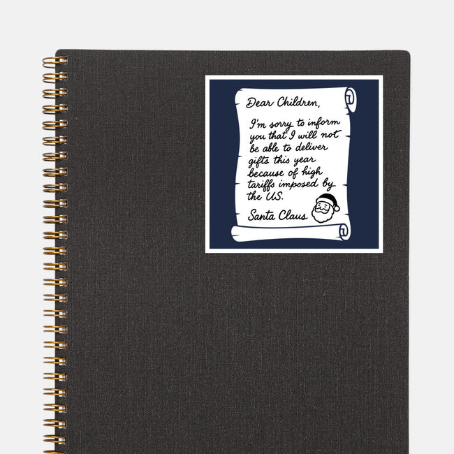 Letter For Santa Claus-None-Glossy-Sticker-Boggs Nicolas