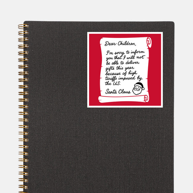 Letter For Santa Claus-None-Glossy-Sticker-Boggs Nicolas