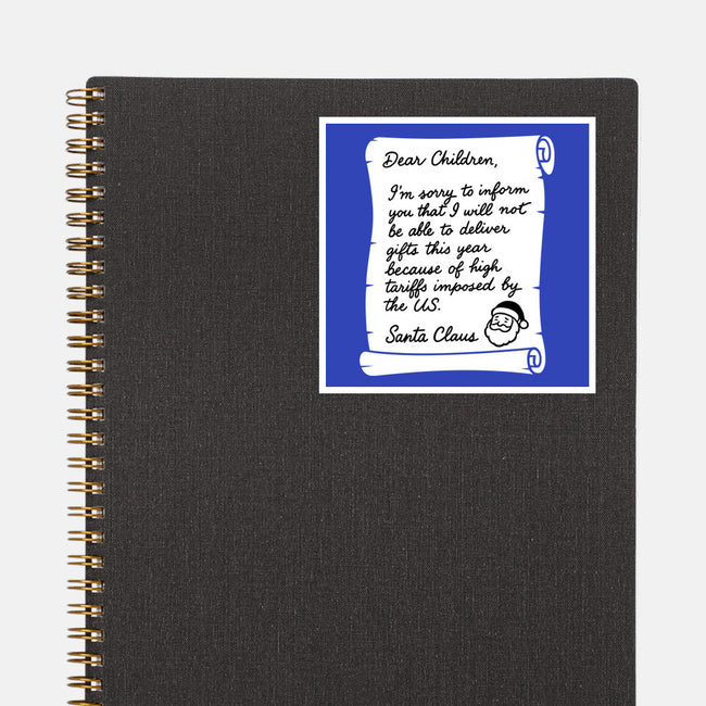 Letter For Santa Claus-None-Glossy-Sticker-Boggs Nicolas