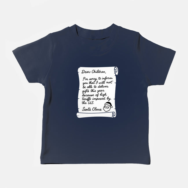 Letter For Santa Claus-Baby-Basic-Tee-Boggs Nicolas