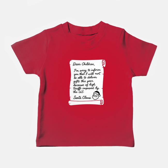 Letter For Santa Claus-Baby-Basic-Tee-Boggs Nicolas