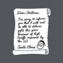 Letter For Santa Claus-Womens-V-Neck-Tee-Boggs Nicolas