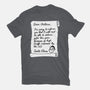 Letter For Santa Claus-Womens-Fitted-Tee-Boggs Nicolas