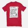 Letter For Santa Claus-Mens-Basic-Tee-Boggs Nicolas