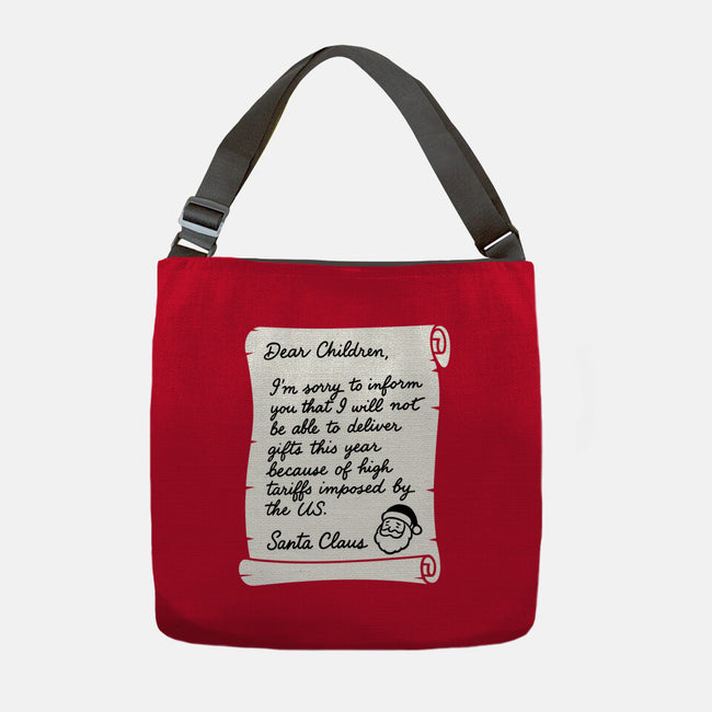 Letter For Santa Claus-None-Adjustable Tote-Bag-Boggs Nicolas