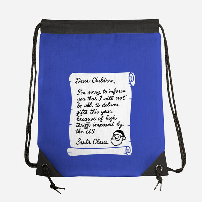Letter For Santa Claus-None-Drawstring-Bag-Boggs Nicolas