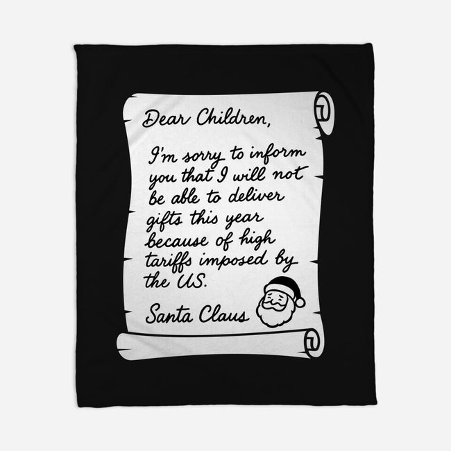 Letter For Santa Claus-None-Fleece-Blanket-Boggs Nicolas