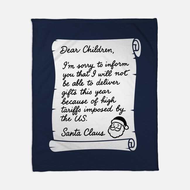 Letter For Santa Claus-None-Fleece-Blanket-Boggs Nicolas