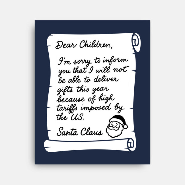 Letter For Santa Claus-None-Stretched-Canvas-Boggs Nicolas