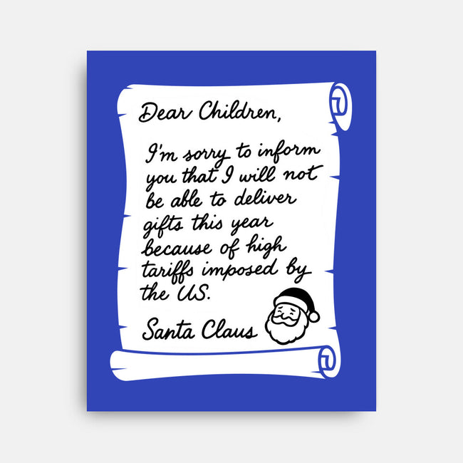 Letter For Santa Claus-None-Stretched-Canvas-Boggs Nicolas